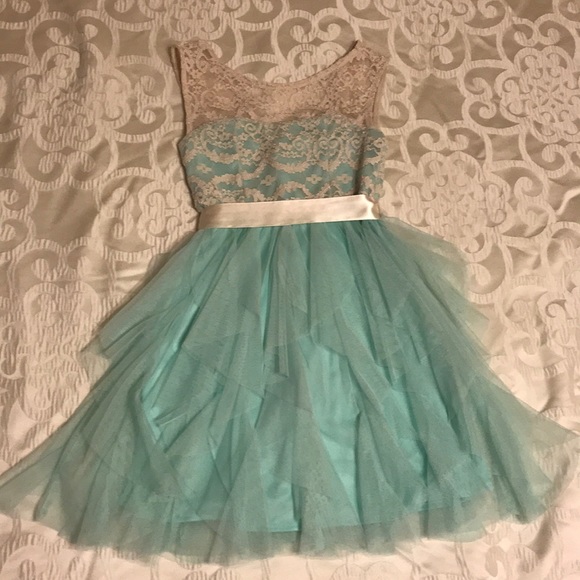 tiffany blue girls dress